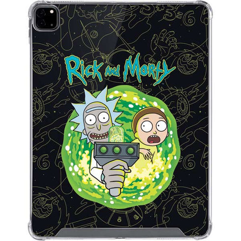 Adult Swim Rick and Morty Portal Travel iPad Pro 12.9in (2020) Clear Case